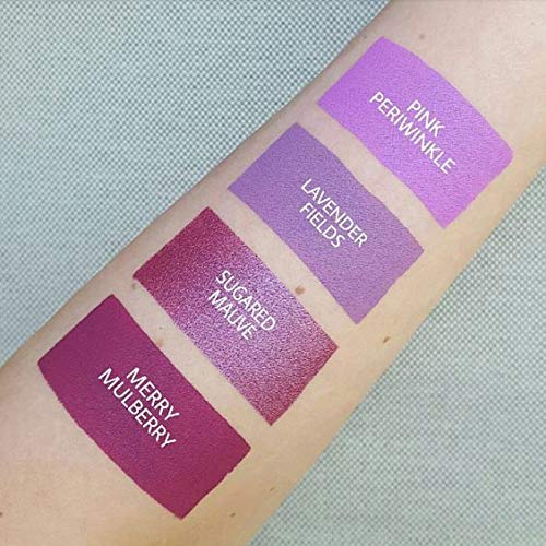 Aromi Dark Fuchsia Matte Liquid Lipstick | Long-Lasting, Raspberry Purple Lip Color for Women, Vegan & Cruelty-free, Waterproof (Merry Mulberry)