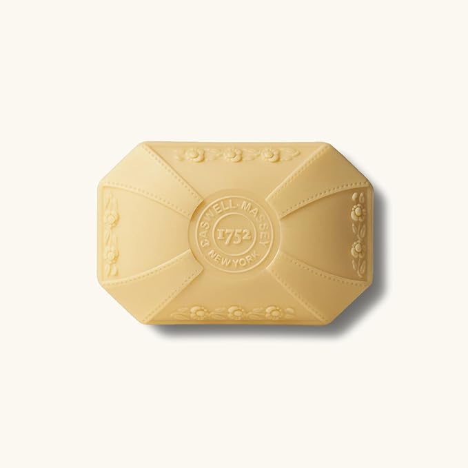 Caswell-Massey Marem Natural Bar Soap for Women, Moisturizing Body Soap Bar for All Skin Types, Made with Essential Oils & Plant-Based Formula for Soft Skin, 3.5 oz