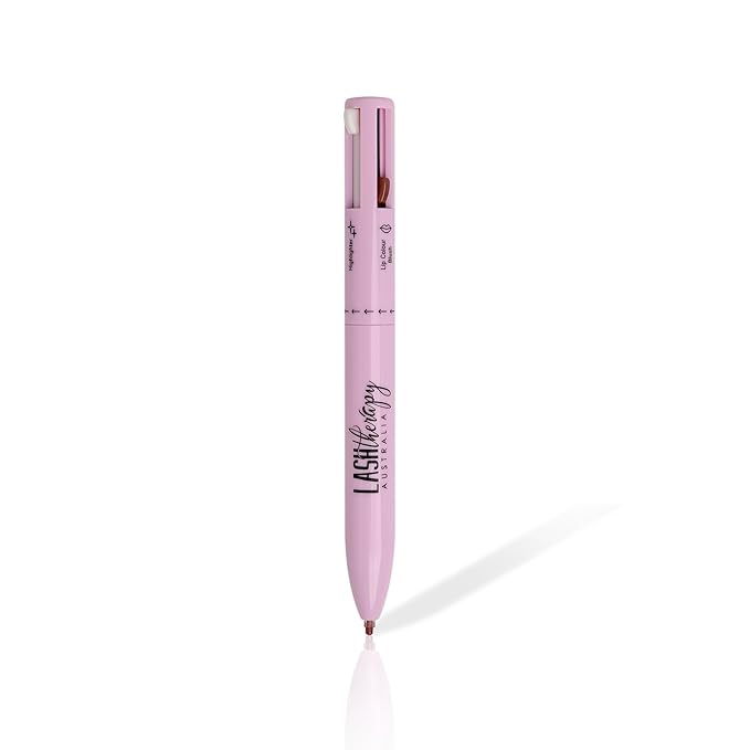 Lash Therapy Australia 4-In-1 | Makeup Pen, Lip Liner, Eyeliner, Brow Pencil & Highlighter | Compact, Travel Friendly Makeup Pen for Lips, Eyes, Brows & Face