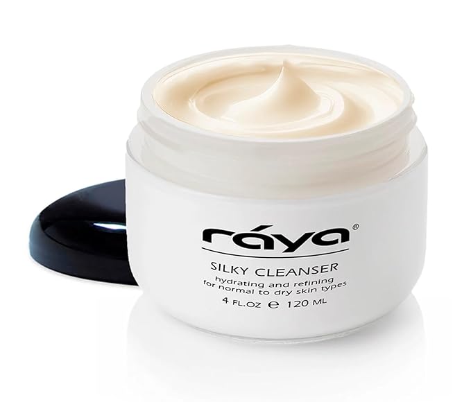 Raya Silky Cleanser (R-114) Daily Hydrating Facewash | Chamomile & Seaweed Extract Facial Cleanser for Dry Skin | Oil-Free, Clear & Smooth Skin Complexion | Light, Foamy Refining Facial Cleaner