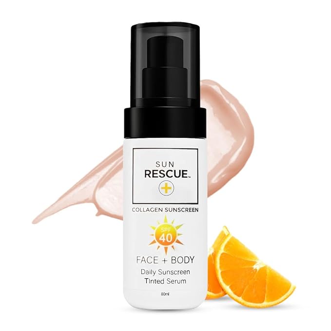 Daily Tinted Moisturizer + SPF 40 – Collagen & Vitamin C Infused, Broad Spectrum UVA/UVB Protection + Lightweight Coverage for All Skin Tones