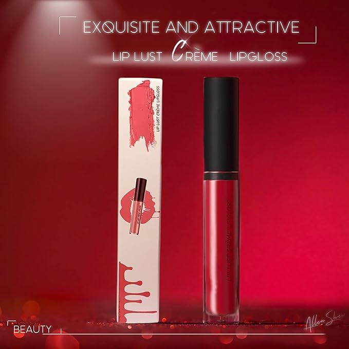 12 Colors Lips Staining Lip Oil, 2025 Upgrade Cream Texture Lipstick Long-Lasting Moisturizing Lip Oil, Waterproof Lipstick Creamy Lip Gloss Non-stick to Cup (#7, One Size)