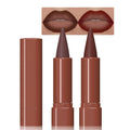 BINGBRUSH 2-in-1 Gradient Dark Brown Lip Liner Matte Lipstick, Longwear Waterproof Lip Pencil with Cone Tip, Crayon for Flawless Ombre Contour, Women's Long Lasting Makeup Set(05#&08)