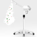 Professional Facial Steamer, Stand Ozone Face Steamer on Wheels, Adjustable Height and Angle,Estheticians Steamer More Steam,Hot Mist Facial Humidifier Atomizer for Spa Beauty, Home Use