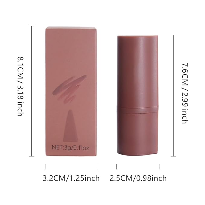 AMY'S DIARY Black Matte Crayon Lipstick Lip Makeup, Precision Tip Matte Lip Crayon, Longwear Up To 24Hrs, Lead The Way,Smudge Waterproof for Women Smudge Waterproof for Women (7# Black, 1 pc)