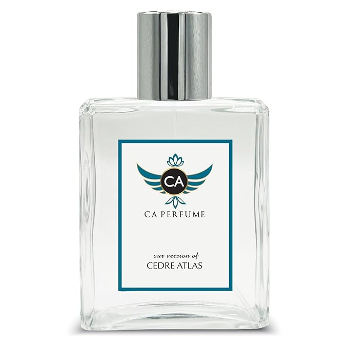 CA Perfume Impression of Cedre Atlas for Women and Men Eau De Parfum Woody Scent Long Lasting Unisex Fragrance Signature Scent for Day and Night Wear 3.4 Fl Oz 100ml