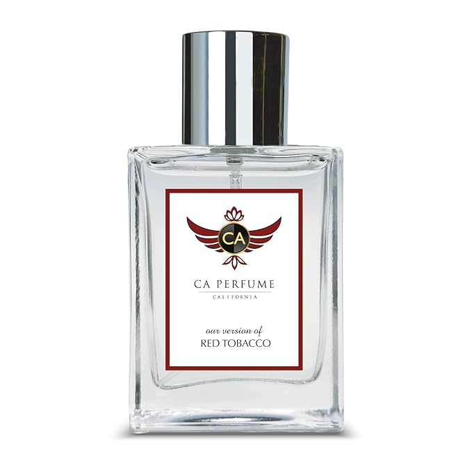 CA Perfume Impression of Red Tobacco For Women Men Replica Version Fragrance Dupes Grand Quality Long Lasting Eau de Parfum Spray Size Atomizer Type Bottle Parfums Cologne 1.7 Fl Oz/50ml-X1