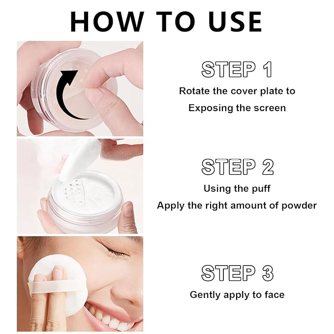 Mineral Powder Foundation, SPF 35, Sunscreen Full Coverage Loose Powder, Non-Ashy Deep Warm Finish, Buildable Base Makeup (Solar Amber)