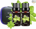 Basil Essential Oil, Basil Oil for Diffuser Humidifier Yoga Cleaning DIY Candle Soap Making Essential Oils 2 Pack x10ml