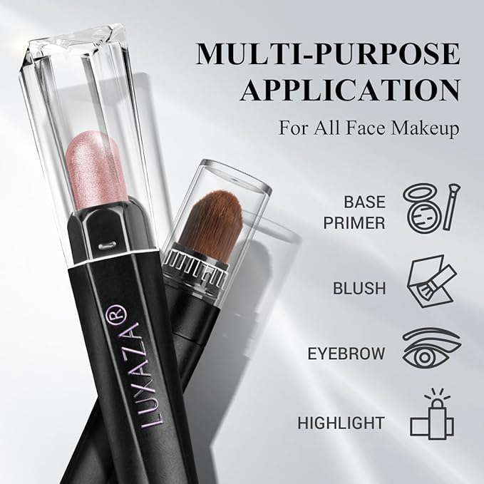 10PCS Eyeshadow Stick,Shimmer And Matte Brown Metallic Cream Eyeshadow Pencil Crayon with Smudge-proof & Waterproof, Eye Brightener Stick, Ideal Gift for Women- Love's Gifts