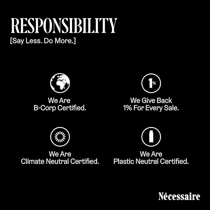 Nécessaire The Body Serum – Fragrance-Free Hydrating Lotion with Hyaluronic Acid + Niacinamide – Fast-Absorbing Body Serum for Sensitive + Eczema-Prone Skin. 1.7fl oz.