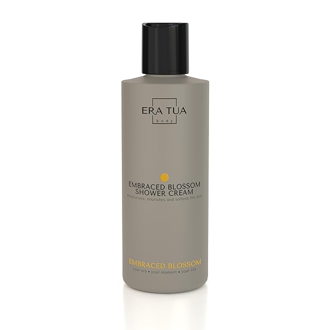 Embraced Blossom Shower Cream | Dutch Made & Formulated | Nourishing Body Wash for All Skin Types | Sweet Scent of Neroli, Orange Blossom & Jasmine 200 ML