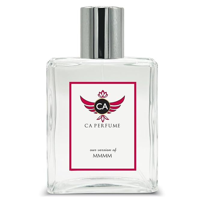 CA Perfume Impression of MMMM for Women and Men Eau De Parfum Vanilla Scent Long Lasting Unisex Fragrance Signature Scent for Day and Night Wear 3.4 Fl Oz 100ml