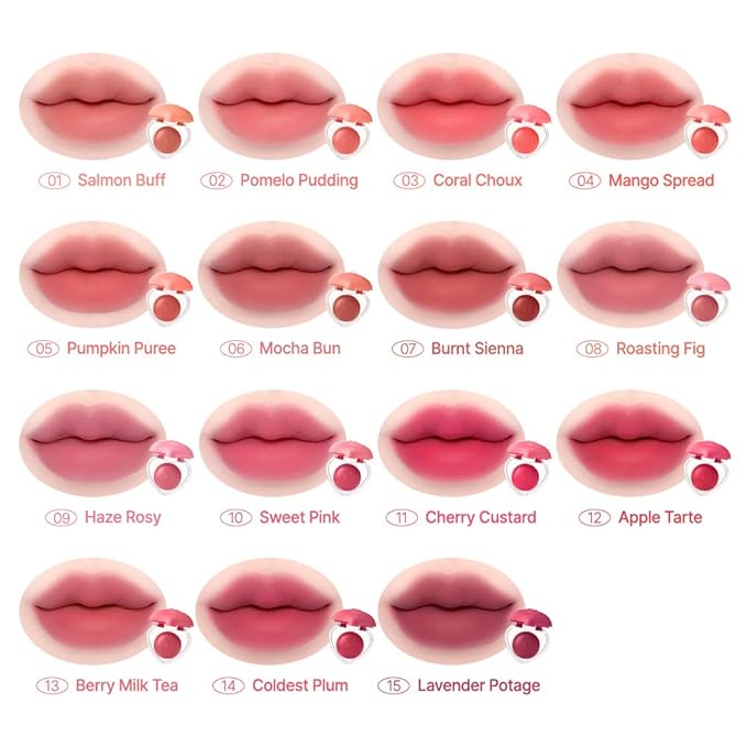 dasique Souffle Color Pot #09 Hazy Rosy – Makeup Blush, Buildable Silky-Smooth Texture, Build-In Mini Brush, Multi-Use For Cheek and Lip