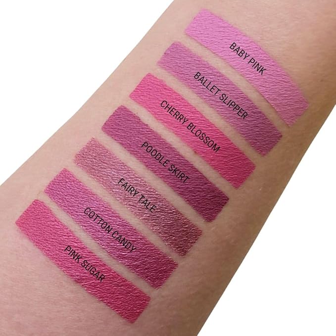 Aromi Matte Liquid Lipstick | Long-lasting, Light Pink Lip Color For Women, Warm Undertones, Baby Pink Shade, Vegan, Long Wear (Cherry Blossom)