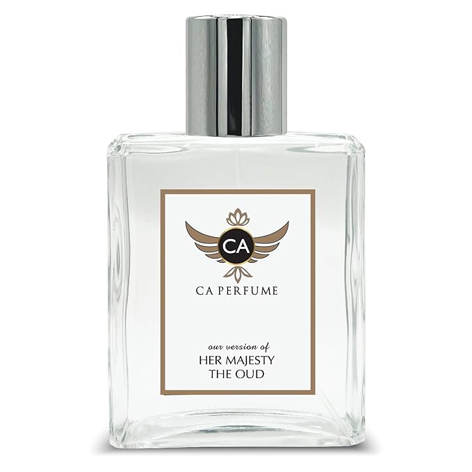 CA Perfume Impression of Her Majesty The Oud Eau De Parfum Amber Floral Scent Long Lasting Perfumes for Women Signature Scent for Day and Night Wear 3.4 Fl Oz 100ml