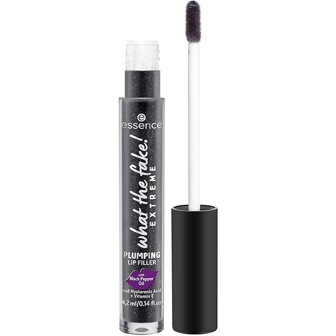 essence | What the Fake! Plumping Lip Filler | Vegan & Cruelty Free Lip Gloss (03 | Pepper Me Up!)