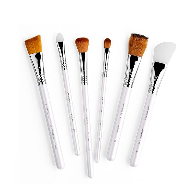 Sigma Beauty S10 Serum Skincare Brush – Silicone Skincare Tool for Applying Skincare Products to Face and Skin, Face Moisturizer Brush for Liquid and Gel Serums (1 Pc)