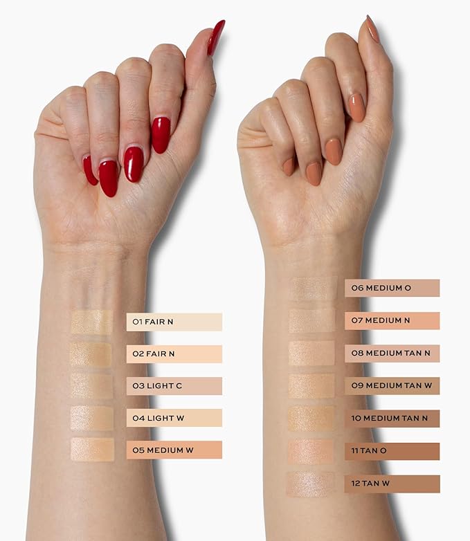 MAKE Beauty Skin Mimetic Concealer Buildable Medium Coverage Hydrating Concealer for Dark Circles Spot Concealing Brightening Crease-Free, Including Mature Skin. Radiant Finish. 03 Light Cool