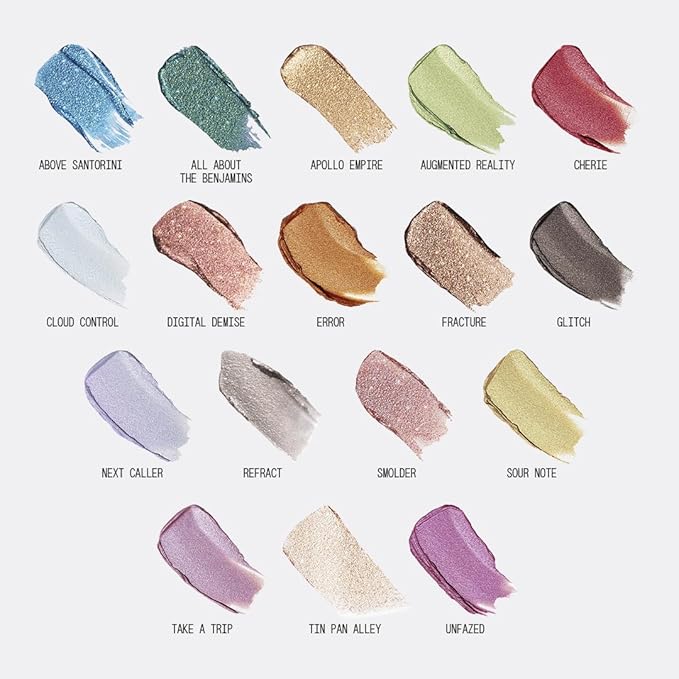about-face Fractal Glitter Eye Paint Smolder – Smudge-Proof, Long-Lasting Liquid Eyeshadow – Intense Sparkle with Mousse Texture – Vegan, Cruelty-Free – 0.13oz (Shimmering Mauve)
