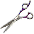 Saki Kohana Damascus Steel Hair Cutting Shears, 61-63 HRC Hardness, Japanese Convex Blade