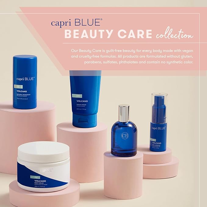 Capri Blue Dry Body Oil Spray – Dry Body Moisturizer with Vitamin E, Jojoba – Moisturizer Body Oil Scented with Luxury Fragrance - Paraben & Cruelty-Free (Volcano, 4.75 oz)