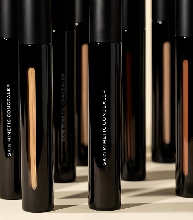 MAKE Beauty Skin Mimetic Concealer Buildable Medium Coverage Hydrating Concealer for Dark Circles Spot Concealing Brightening Crease-Free, Including Mature Skin. Radiant Finish. 12 Tan Warm