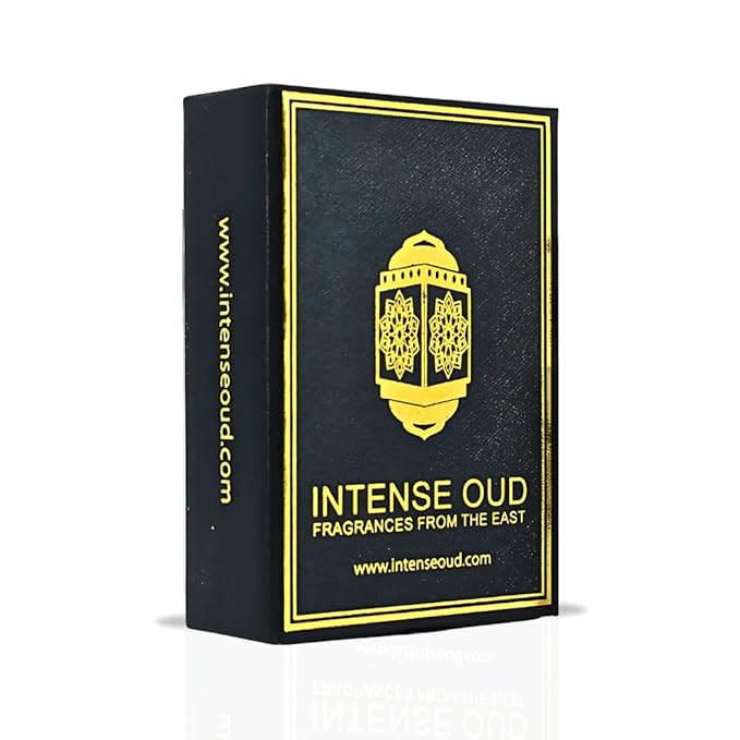 INTENSE OUD Red Tobaco Long Lasting Arabian Perfume Oils for Women 12ML (0.40 OZ) Fragrance Oil With Spicy Cinnamon, Sweet Apple, Tobacco & Vanilla, Concentrated Perfume Oil in Black Gift Box