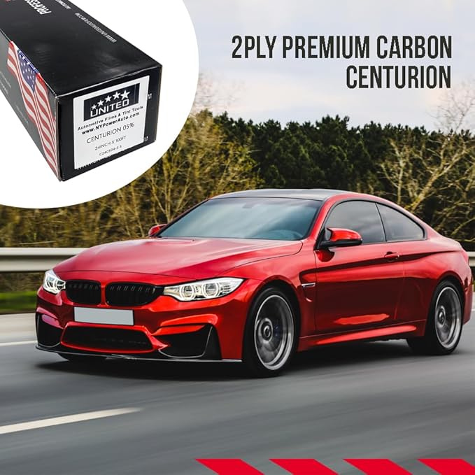 United Professional Window Film – Centurion 2Ply High Performance Carbon Film Superior UV Protection (20%, COMBO-PACK-36/24 (36+24Inchx100Ft))