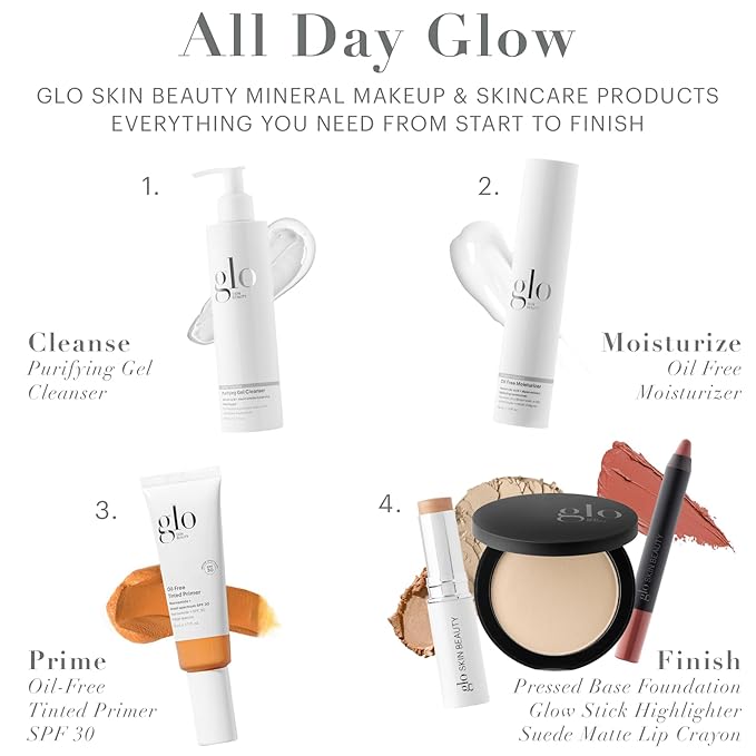 Glo Skin Beauty Pressed Base Powder Foundation Makeup (Tawny Light) - Flawless Coverage for a Radiant Natural, Second-Skin Finish