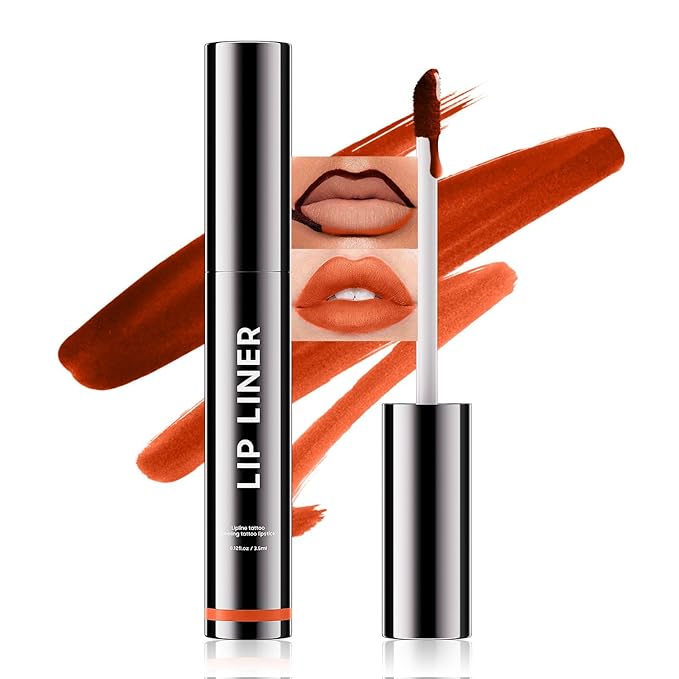 Lip Stain, Lip Gloss Transfer-Resistant Waterproof Smudge-Proof Moisturizing, Lip Tint for Women Gift All-Day Color Hold (Coral)