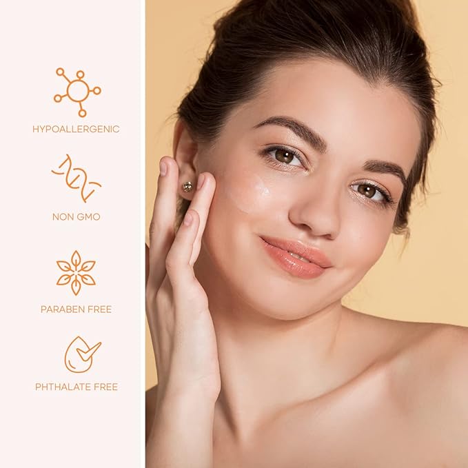 Vitamin C & Collagen Day & Night Face Moisturizer Cream - Dermatologist Tested, Brightening, Anti-Aging, Clean Beauty, Cruelty-Free Korean Skincare for All Skin Types - 1.69 oz (2-Pack)