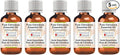 Greenwood Essential Pure Citriodora Essential Oil (Eucalyptus citriodora) Steam Distilled (Pack of Five) 100ml X 5(16.9 oz)