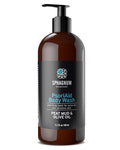 Psoriasis Body Wash – 100% Natural pH Balancing Acids and Olive Oil Shower Cream. Sulfate Free, Deep Moisturizing Treatment for Very Dry & Itchy Skin. Good for Relieving Eczema. 13.5 fl. Oz