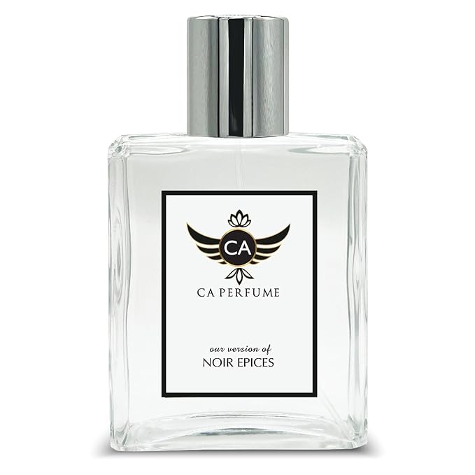 CA Perfume Impression of Noir Epices for Women and Men Eau De Parfum Amber Spicy Scent Long Lasting Unisex Fragrance Signature Scent for Day and Night Wear 3.4 Fl Oz 100ml