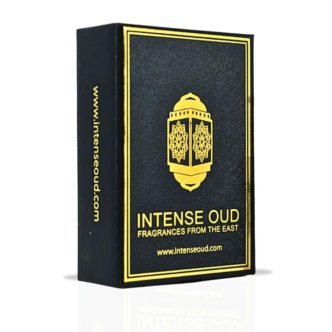 INTENSE OUD Khalab Long Lasting Arabian Perfume Oils for Women 12ML (0.40 OZ) Fragrance Oil With Zesty Citrus, Creamy Vanilla & Smooth Woody Notes - Concentrated Perfume Oil in Black Gift Box
