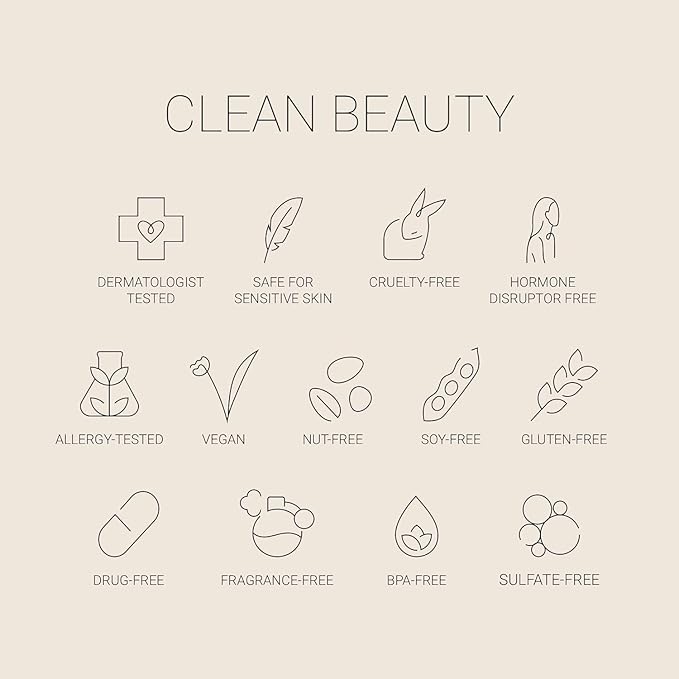 No Makeup Makeup Long-Lasting Lightweight Foundation & Brush Duo | Cruelty-Free, Fragrance-Free, Buildable, Transfer-Proof Makeup (Light)
