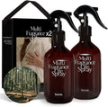 hetras Multi Fragrance Life Spray 10.14 fl oz x 2 Pack | Jeju Saryeoni Forest - Citrus & Greenery Scent | Non-Aerosol Odor Freshener Room Mist for Room, Closet, Fabric | Infused with Essential Oils