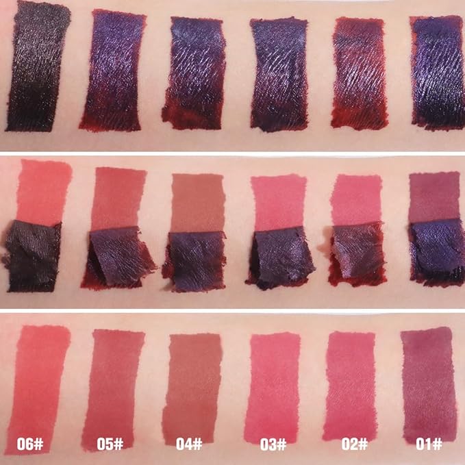 Matte Liquid Lip Stain Peel Off Lip liner Tattoo with Tweezer, Nude Brown Liquid Lipstick Lipstain Long Lasting Waterproof for Women, Highly Pigmented Not Faded Smudge-proof Easy to Apply, 04