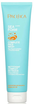 Pacifica Beauty Sea Foam Face Cleanser, Daily Gentle Foaming Face Wash, With Coconut Water + Sea Algae Complex, Removes Makeup, For Combination and Oily Skin, Vegan and Cruelty Free, Clean Skin Care