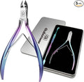 Cuticle Trimmer 3/4 Jaw Extremely Sharp Cuticle Nippers Scissors Stainless Steel Clippers Cutter Remover Pedicure Manicure Nail Tool, cuticle pusher, nail cuticle trimmer professional cuticle cutter
