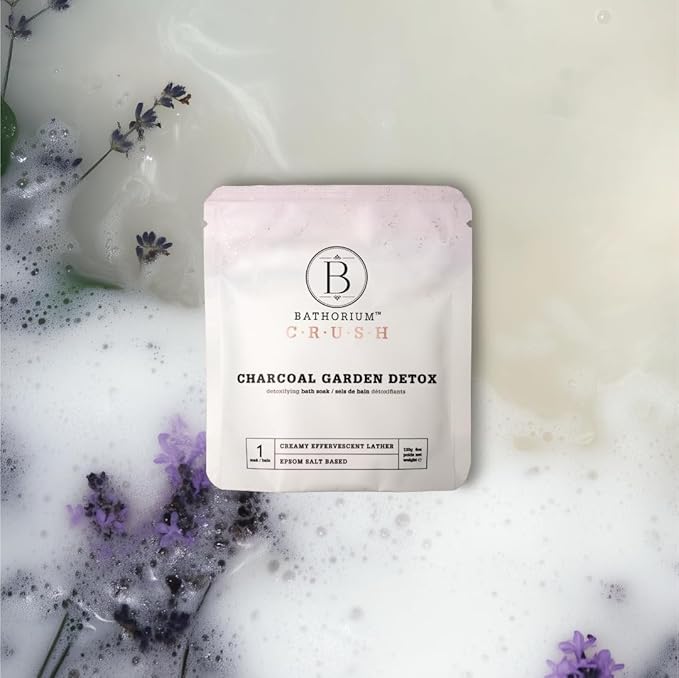 Bathorium Crush 8-Pack Signature Discovery Set, Luxury Bath Soaks, Dead Sea Salt, Epsom Salt, pH Balanced for Women, Gift Set, Each Soak is 4 oz