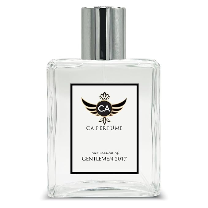 CA Perfume Impression of Gentlemen 2017 For Men Replica Fragrance Dupes Eau de Parfum Spray Bottle 3.4 Fl Oz/100ml-X1