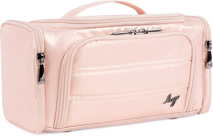 Lug Trolley Medium Cosmetic Case, MIDNIGHT BLACK