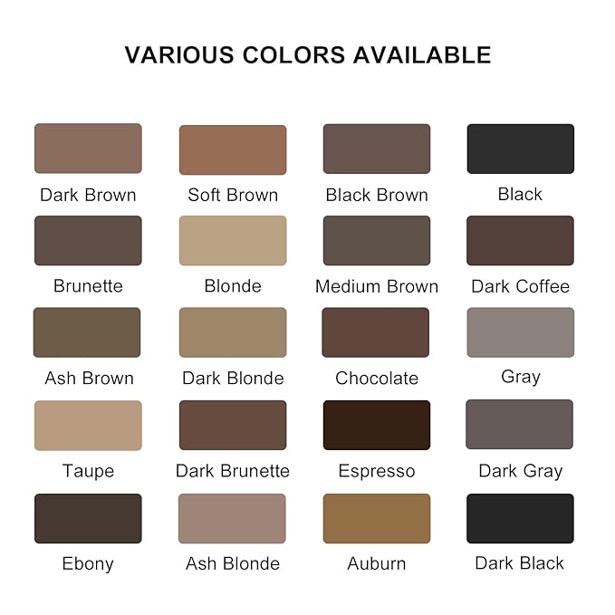 Eyebrow Pencil, 2-in-1 Waterproof Eyebrow Pen with 4 Tip Brow Pen and Ultra-Precise Brow Pencil, with Dual-ended Eyebrow Brush, Eyebrow Makeup for Natural Looking Eyebrows - Dark Blonde
