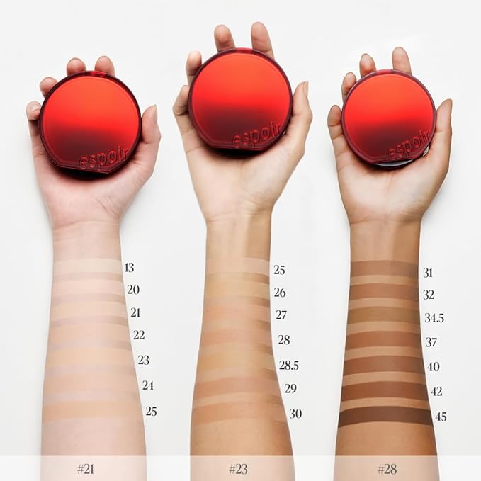 Espoir Be Velvet Cushion Foundation #25 Tan | Quick and Easy Coverage with Long-lasting Color by Zero Oxidation, Velvety Smooth Finish & Lightweight Formula, Vegan, Korean Makeup, 0.46 oz