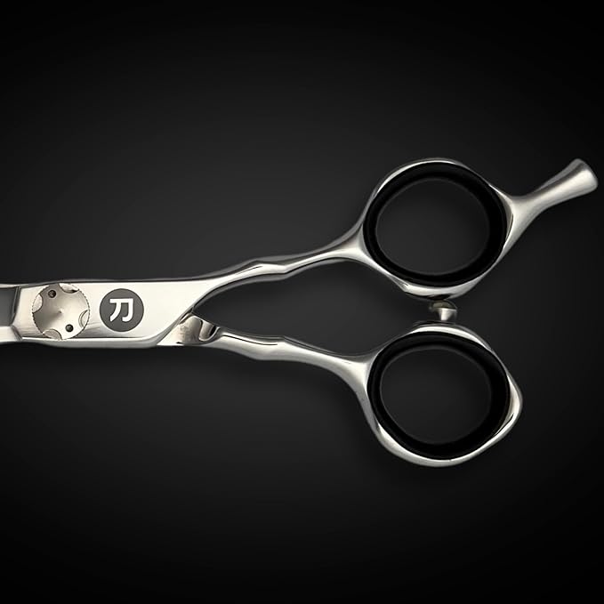 Saki Shears Precision Hair Cutting Shears - High Cobalt Steel For a Super Sharp, Durable Cutting Blade - Use for Wet or Dry Hair Cuts (6.3 Inches)