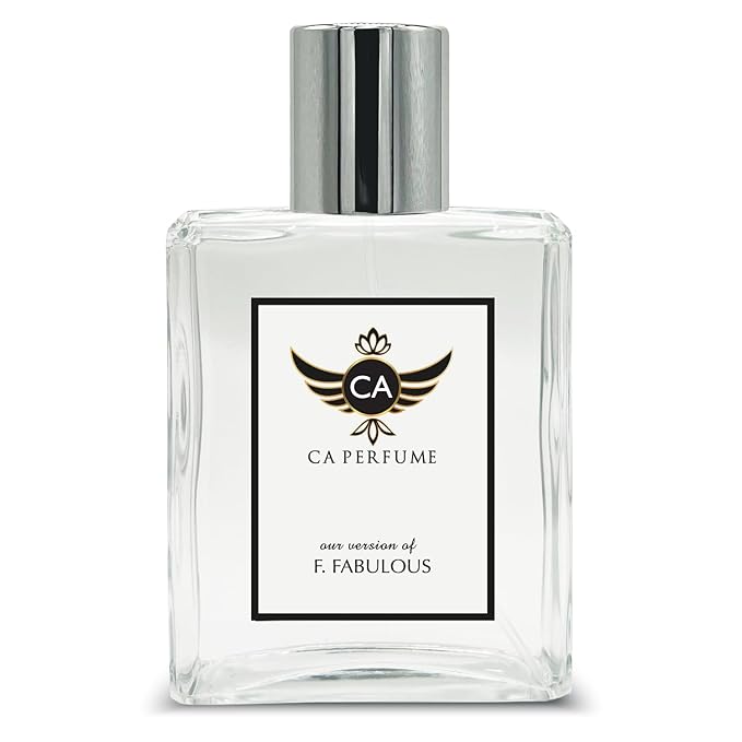 CA Perfume Impression of F. Fabulous For Women and Men Cologne Eau de Parfum Spray Bottle 3.4 Fl Oz/100ml