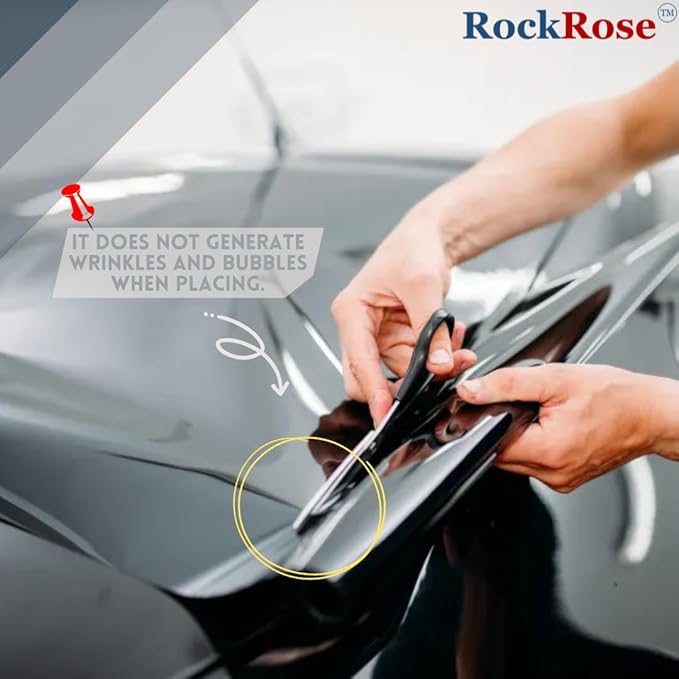 RockRose 20% Premium Carbon Car Window Tint Film 12 in x 100FT 2PLY Charcoal Privacy Film UV, Heat Blocking Tint for Car or Home Adhesive Film Easy Shrink, Plotter Friendly Pro Grade