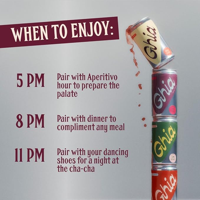 Ghia Non-Alcoholic Le Spritz | Lime + Salt 12-Pack | Canned Mocktail & Cocktail Mixer, Zero Proof Sparkling Apéritif with Soothing Herbal Extracts | No Sugar, No Artificial Flavors, Caffeine-Free